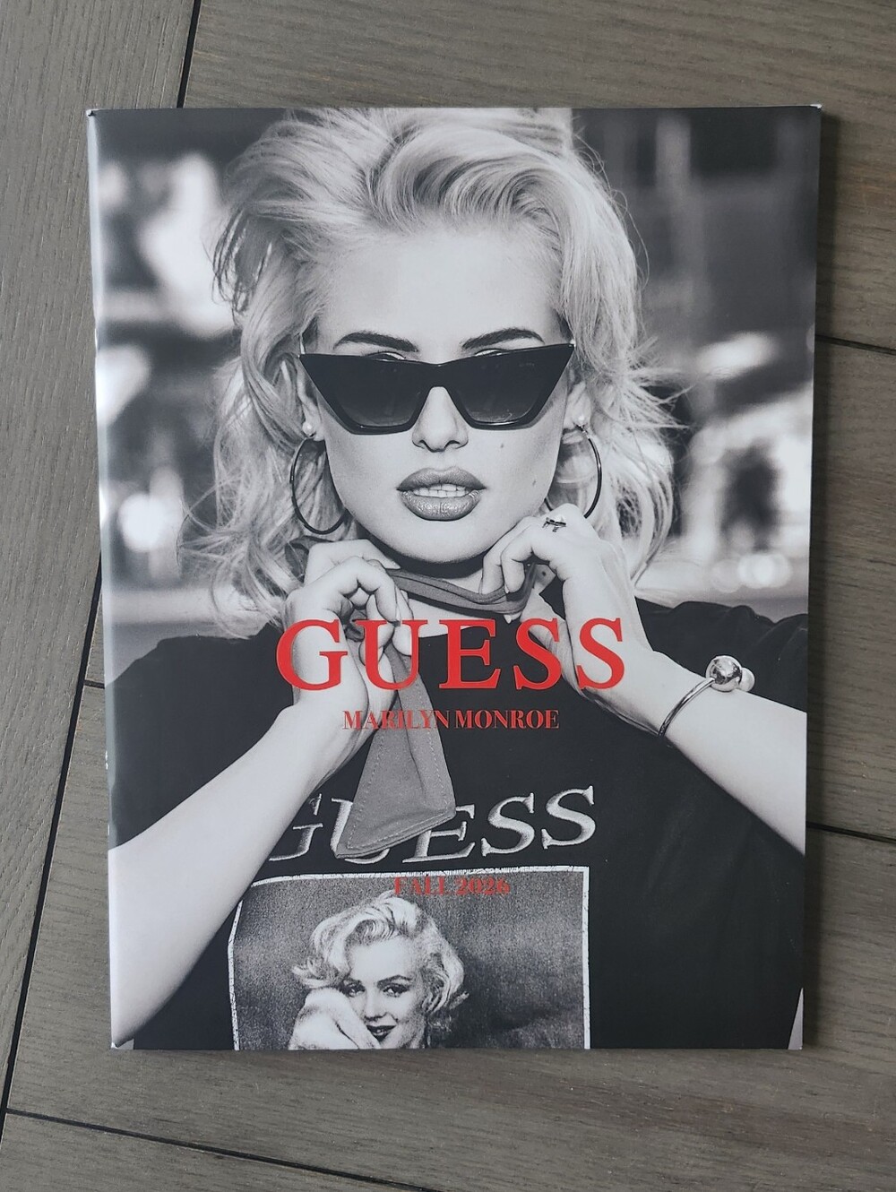 GUESS Marilyn Monroe Fashion Catalog Magazine Limited Celebrity Icon